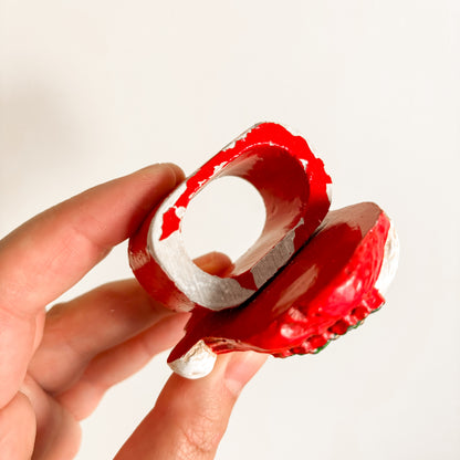 Vintage Kemp & Beatley Santa Claus Napkin Rings (set of 4)