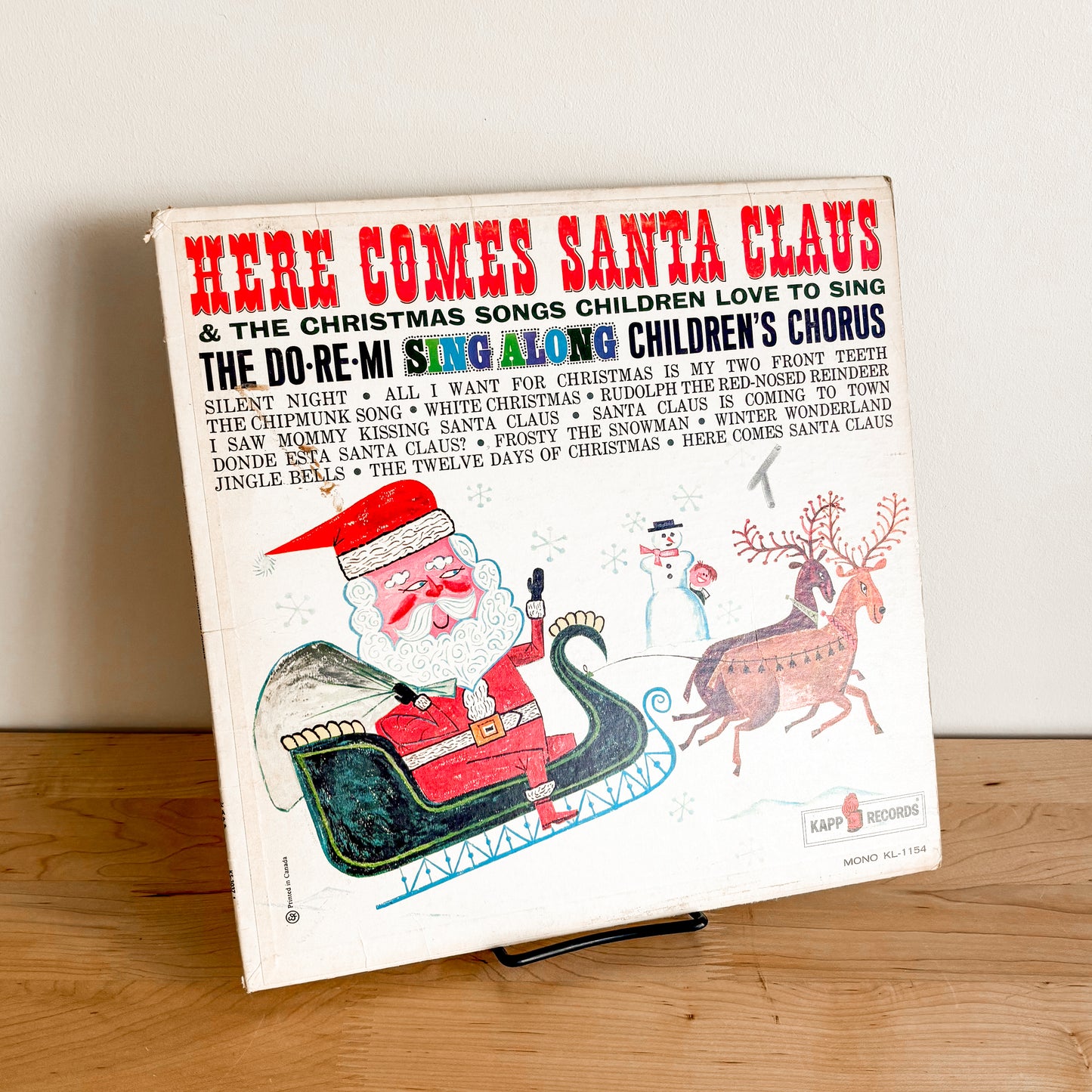 Holiday Record - Here Comes Santa Claus: The Do-Re-Mi Sing Along Children's Chorus (1959)