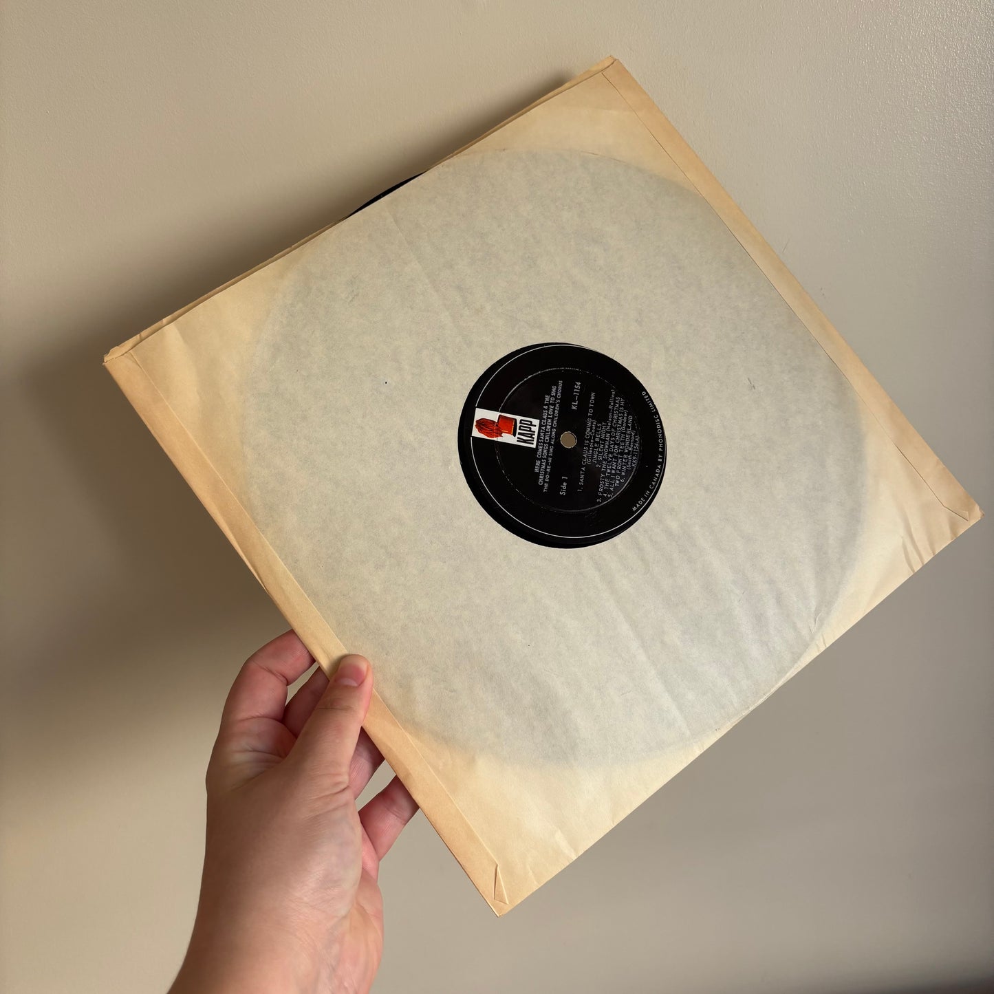 Holiday Record - Here Comes Santa Claus: The Do-Re-Mi Sing Along Children's Chorus (1959)