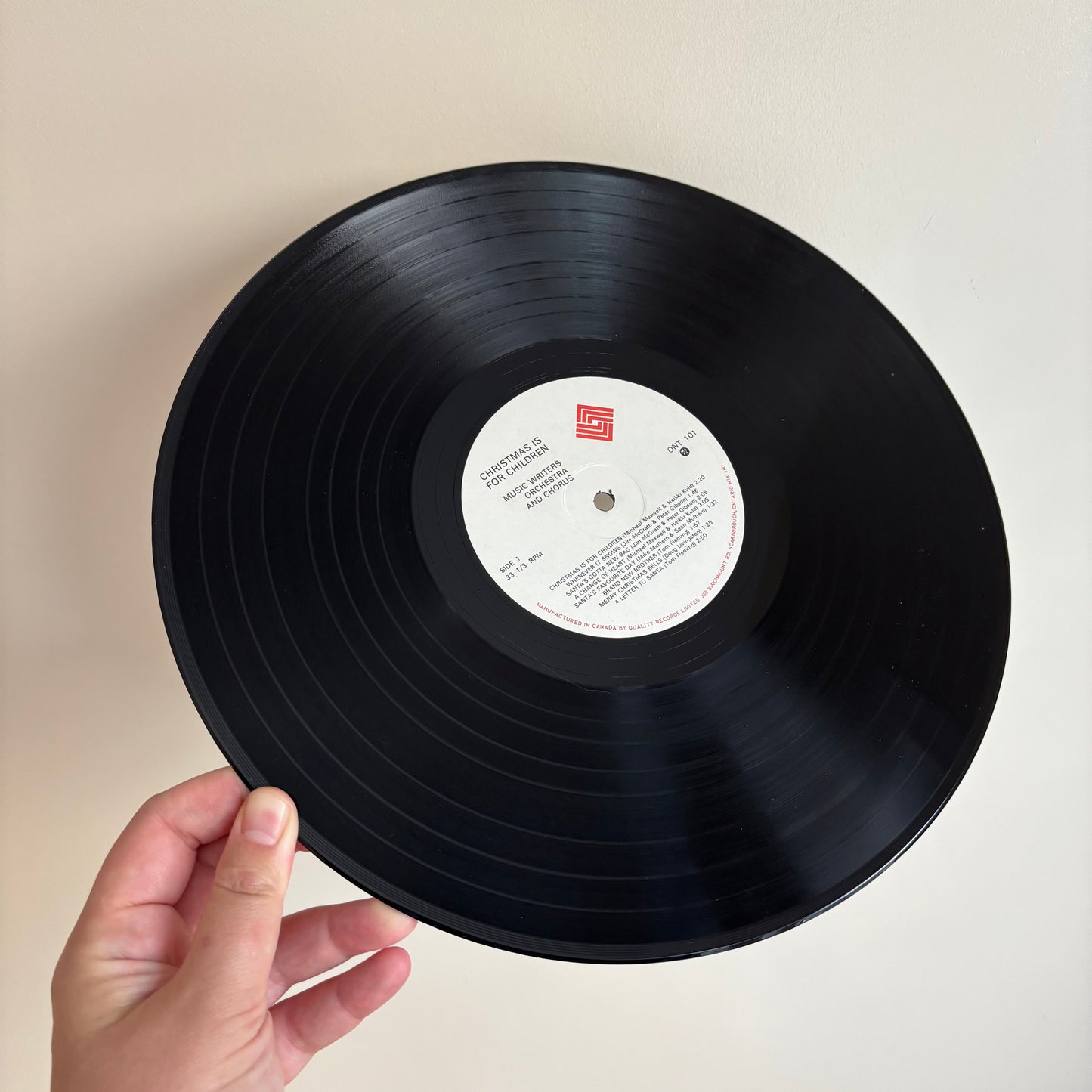 Holiday Record - Christmas Is For Children (Ontario Lottery Corporation 1982)