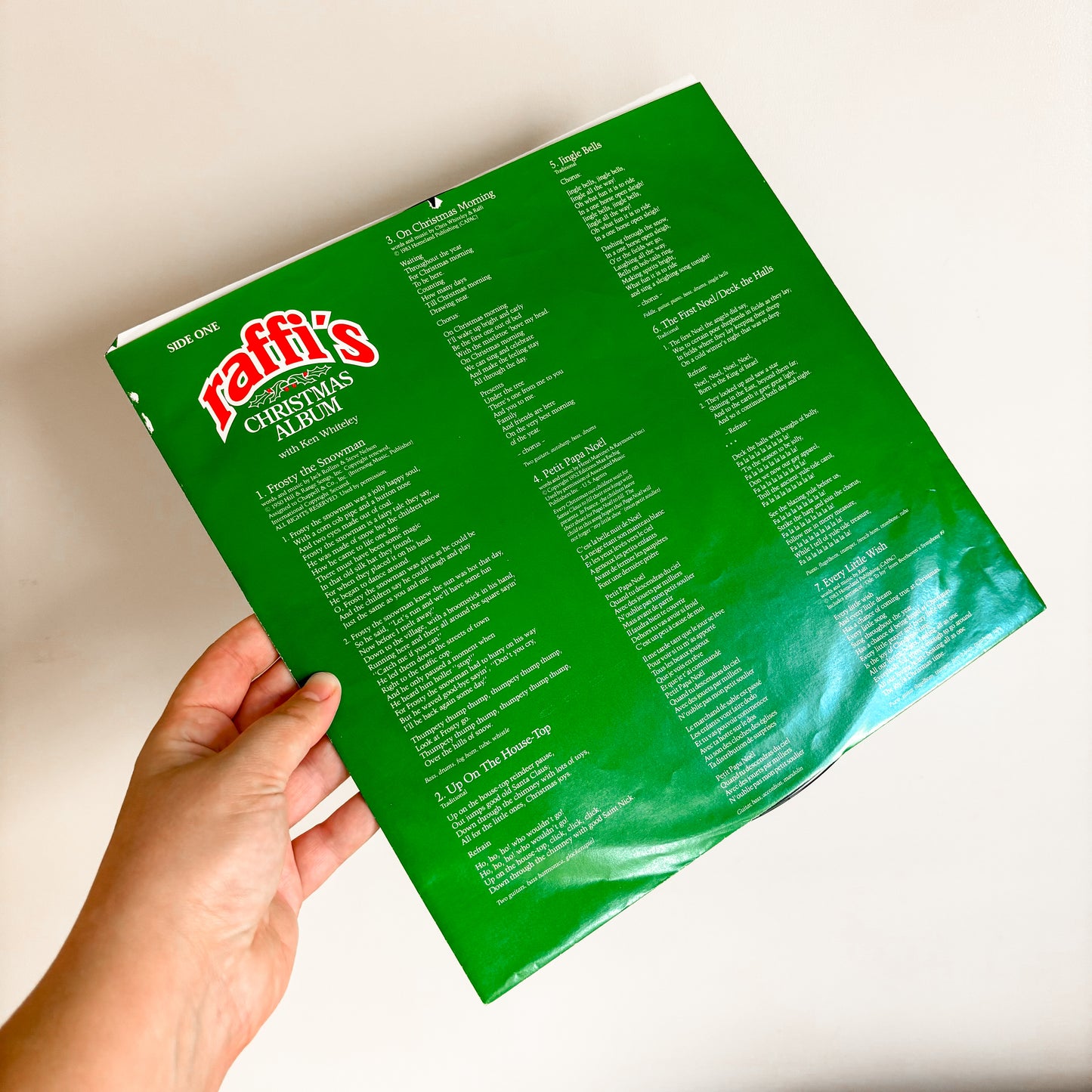 Holiday Record - Raffi's Christmas Album (1983)