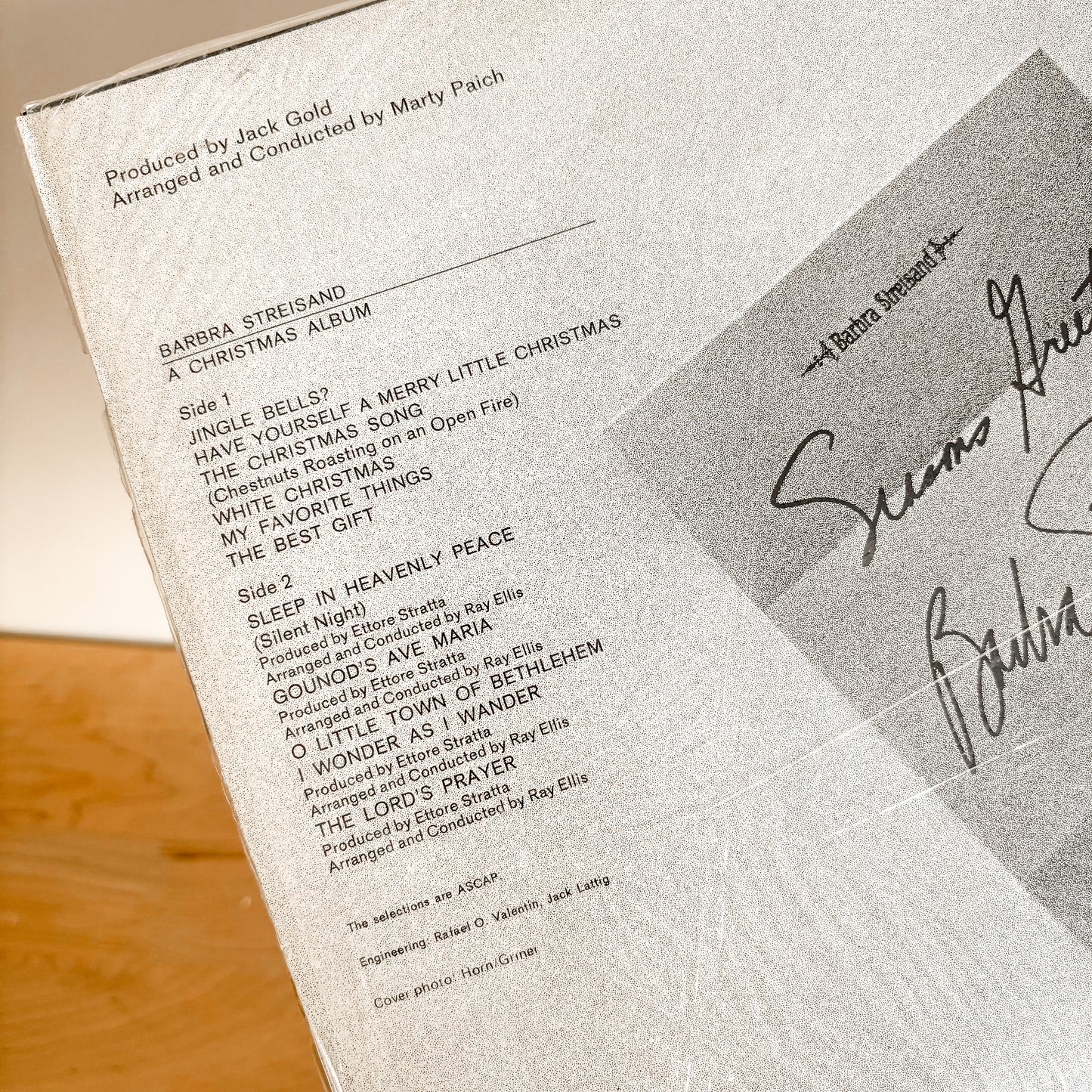 Holiday Record - Barbra Streisand "A Christmas Album" (1967)