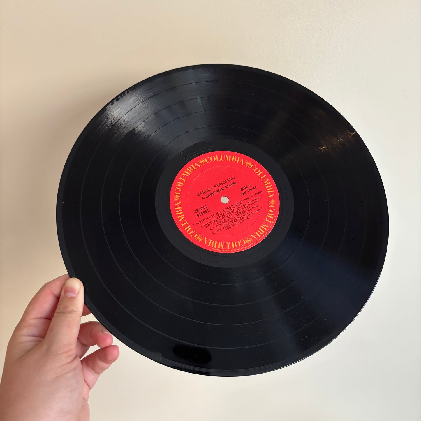 Holiday Record - Barbra Streisand "A Christmas Album" (1967)