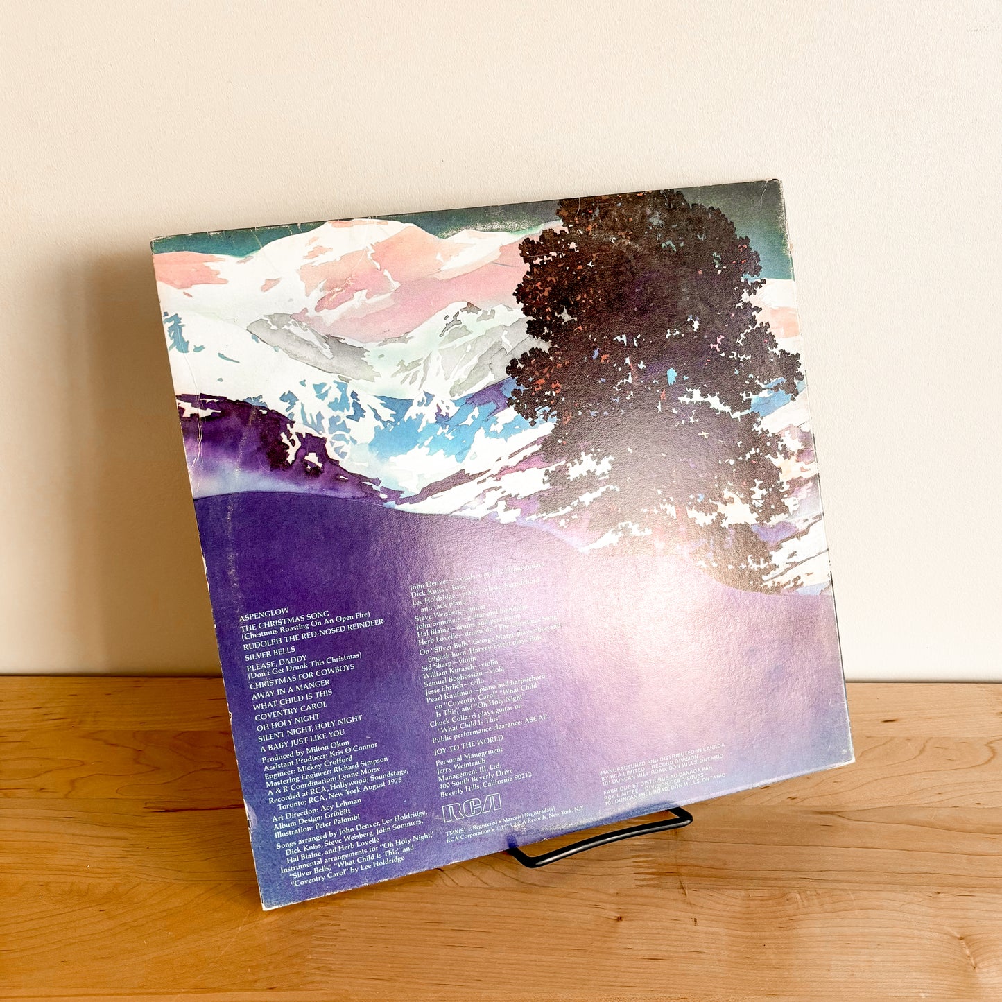 Holiday Record - John Denver "Rocky Mountain Christmas" (1975)