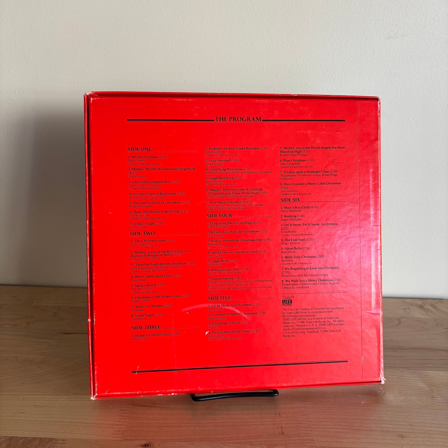 Holiday Record - The Time-Life Treasury of Christmas (3 LP Set)