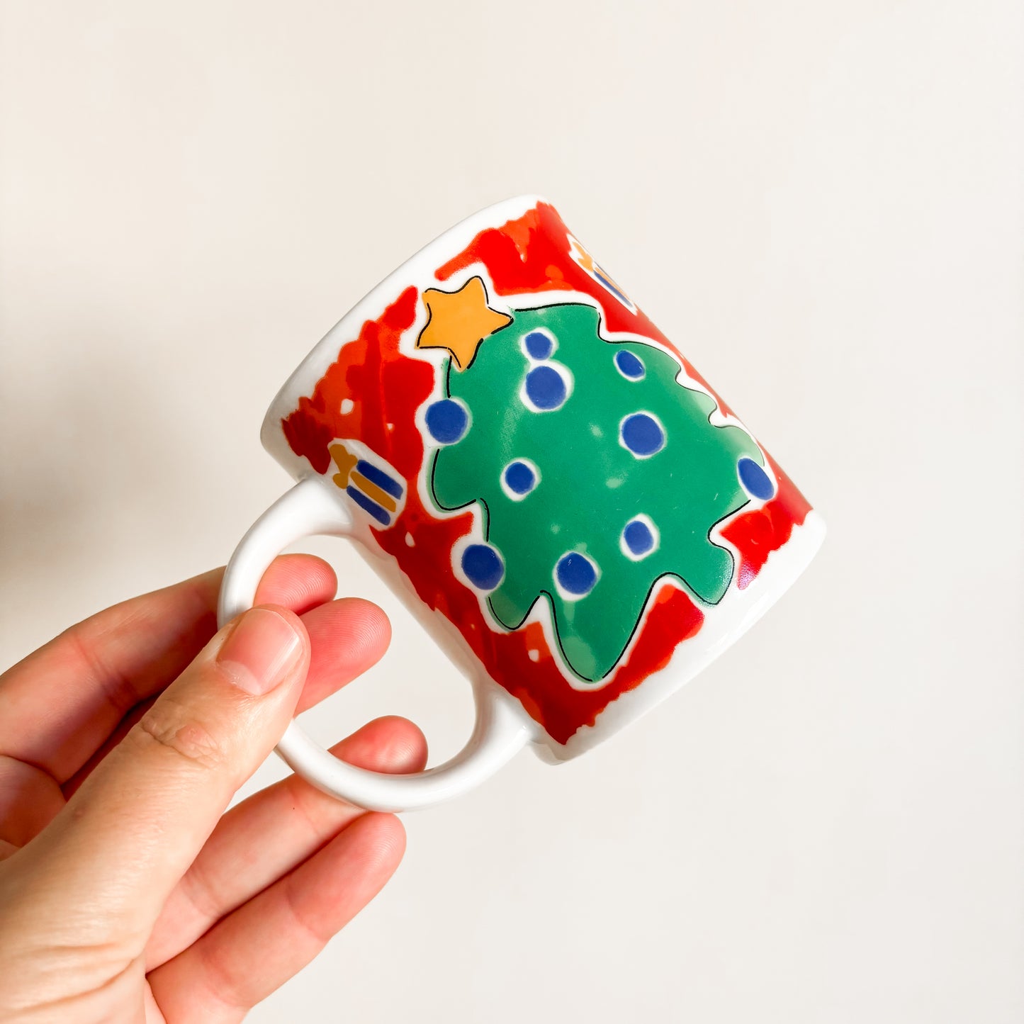 Holiday Mug - Hand-Drawn Christmas Tree