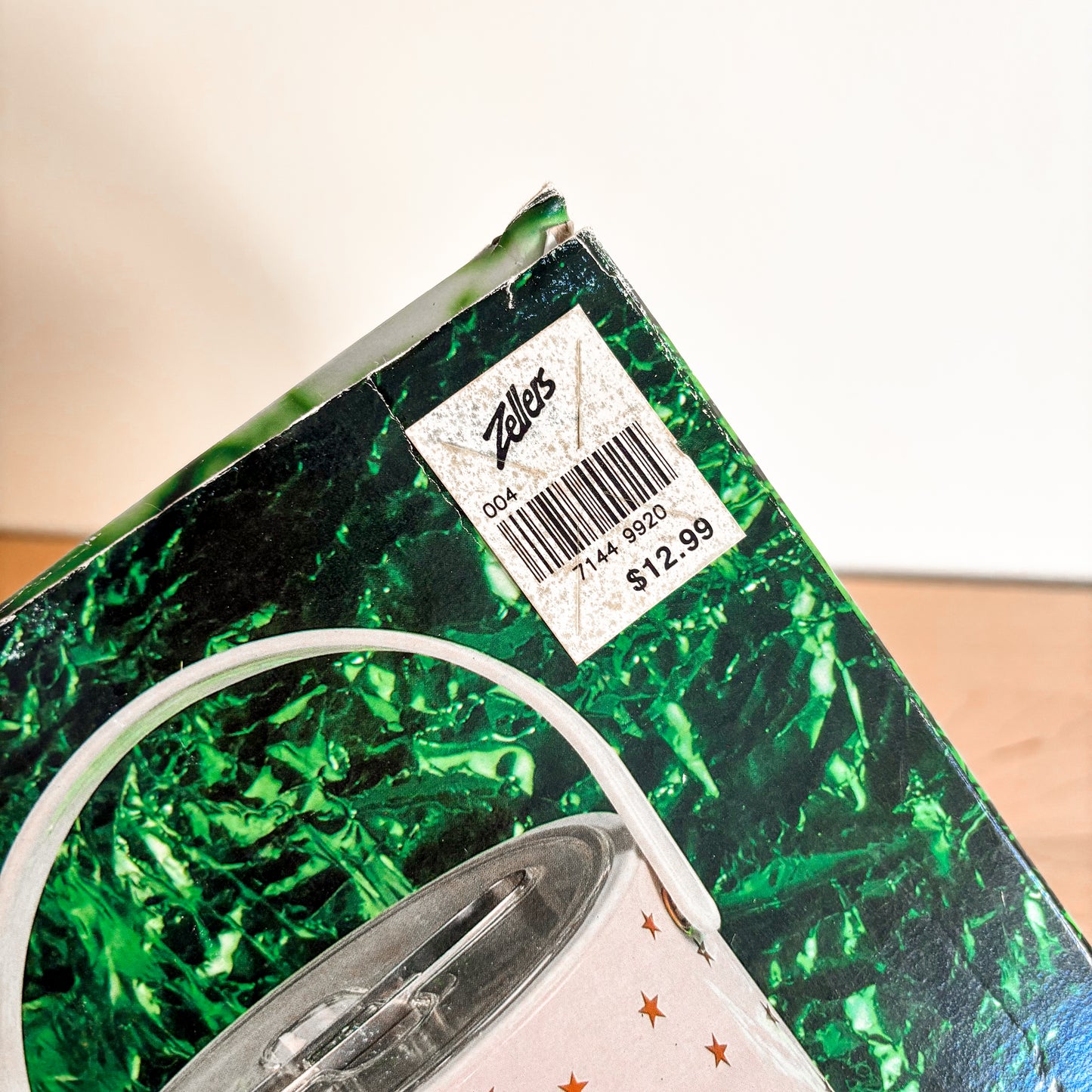 1980s Christmas Tree Plastic Ice Bucket