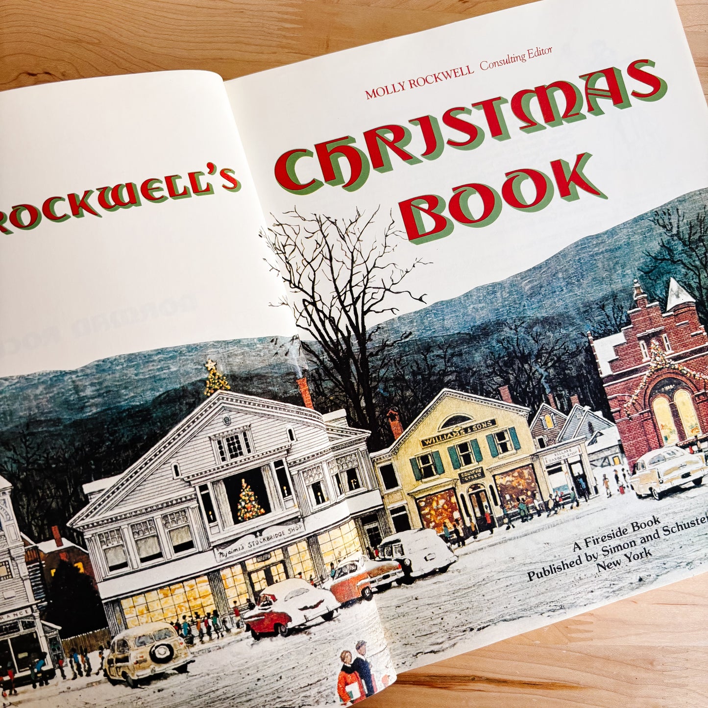 Norman Rockwell's Christmas Book (Softcover, 1977)