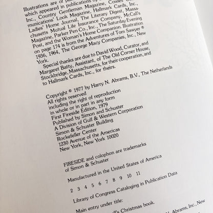 Norman Rockwell's Christmas Book (Softcover, 1977)