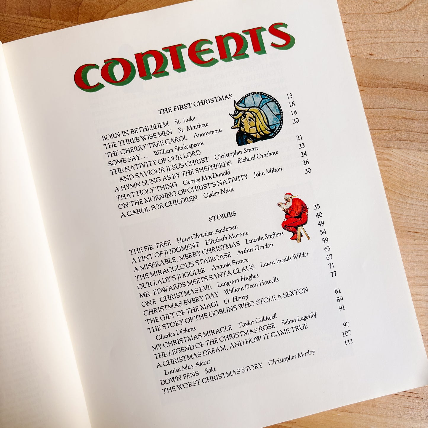 Norman Rockwell's Christmas Book (Softcover, 1977)