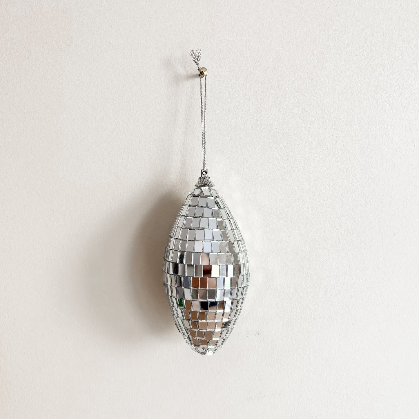 Ornament - Disco Mirrored Teardrop (set of 4)