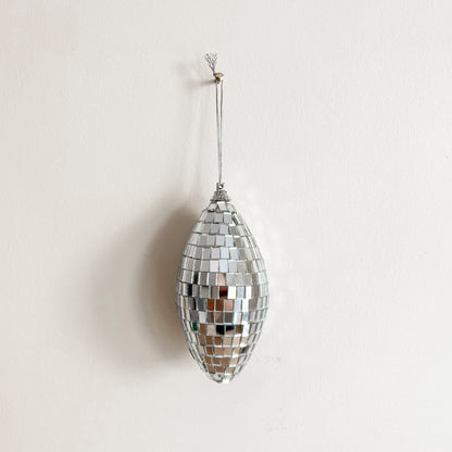 Ornament - Disco Mirrored Teardrop (set of 4)
