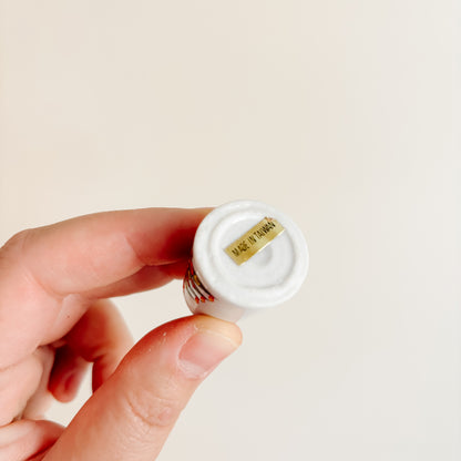 Ceramic Mini Taper Candle Holders with Christmas Tree Design (set of 6)