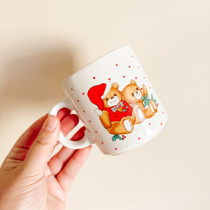 Holiday Mug - Festive Teddy Bears (Korea)