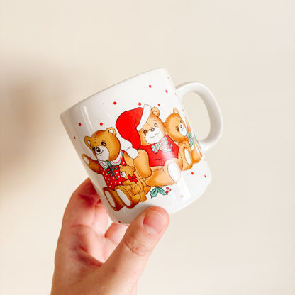 Holiday Mug - Festive Teddy Bears (Korea)