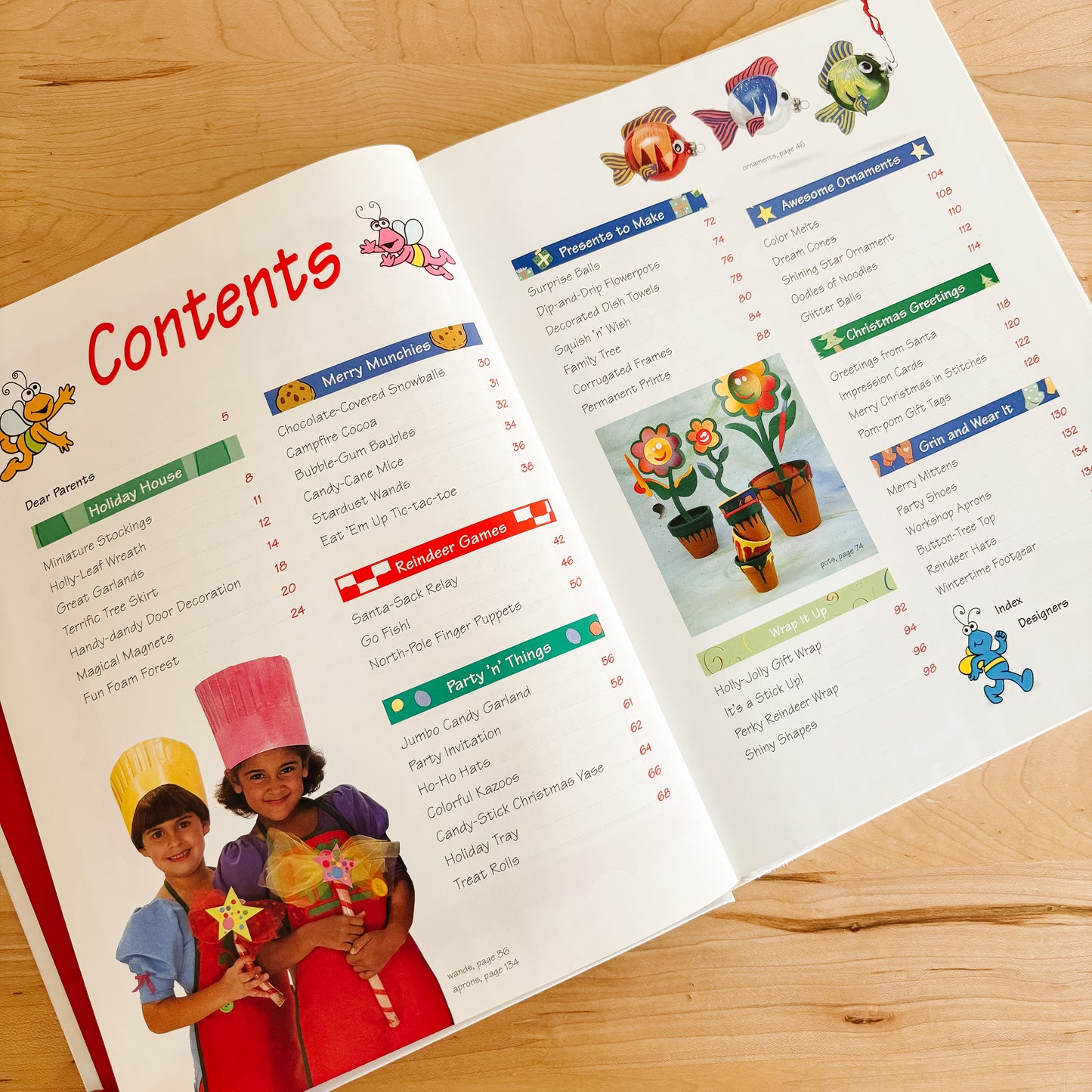 Sesame Street Parents - Christmas Holiday Projects Book (1998)