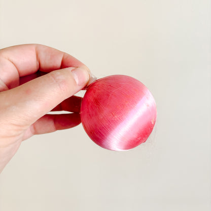 Ornament - Alderbrook Satin-Sheen Pink Satin Ornaments (set of 5)