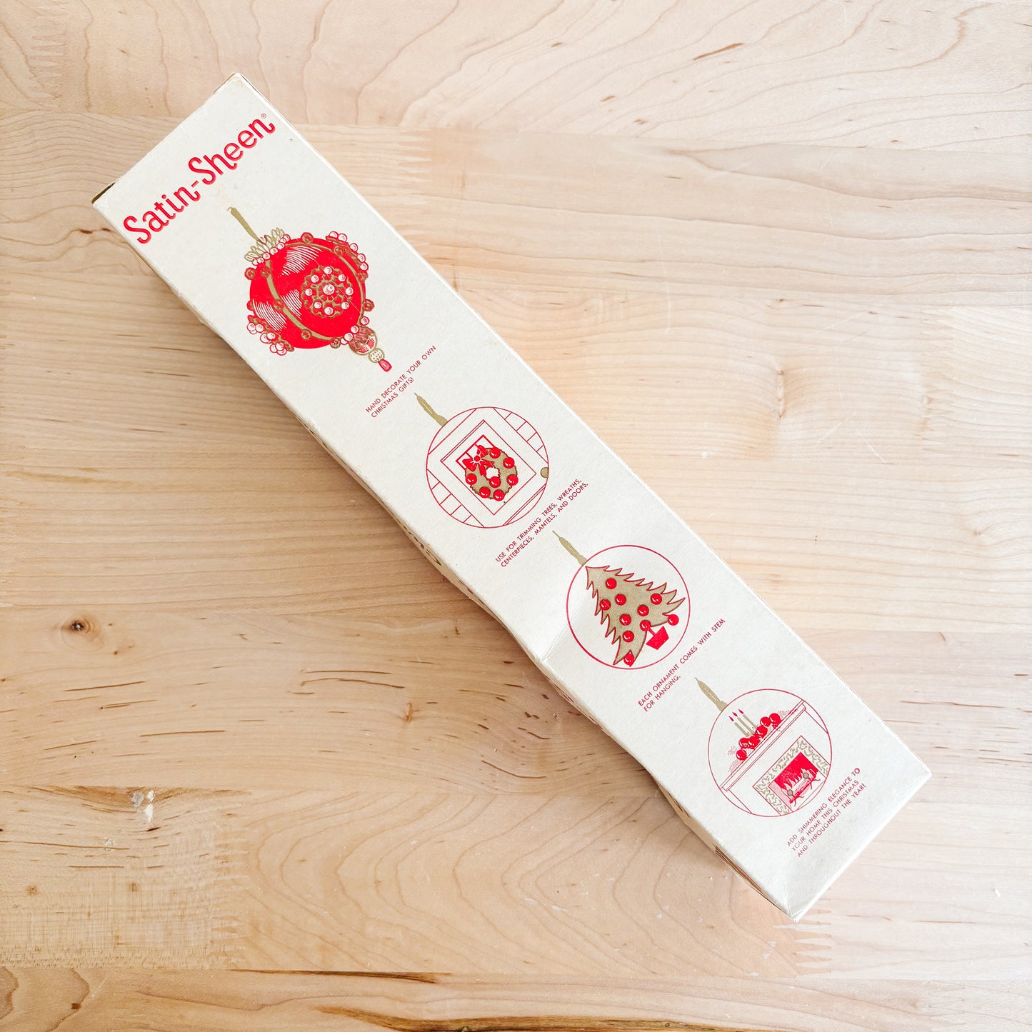 Ornament - Alderbrook Satin-Sheen Pink Satin Ornaments (set of 5)