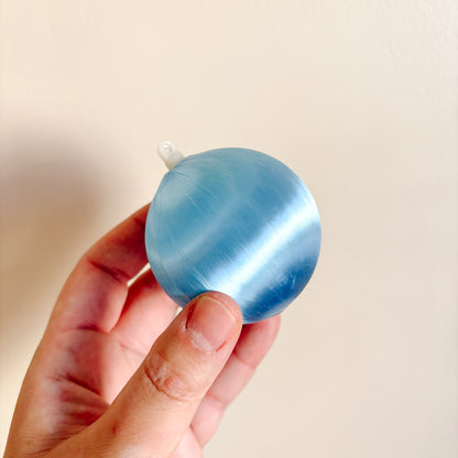 Ornament - Alderbrook Canada Blue Satin Ornaments (set of 9)