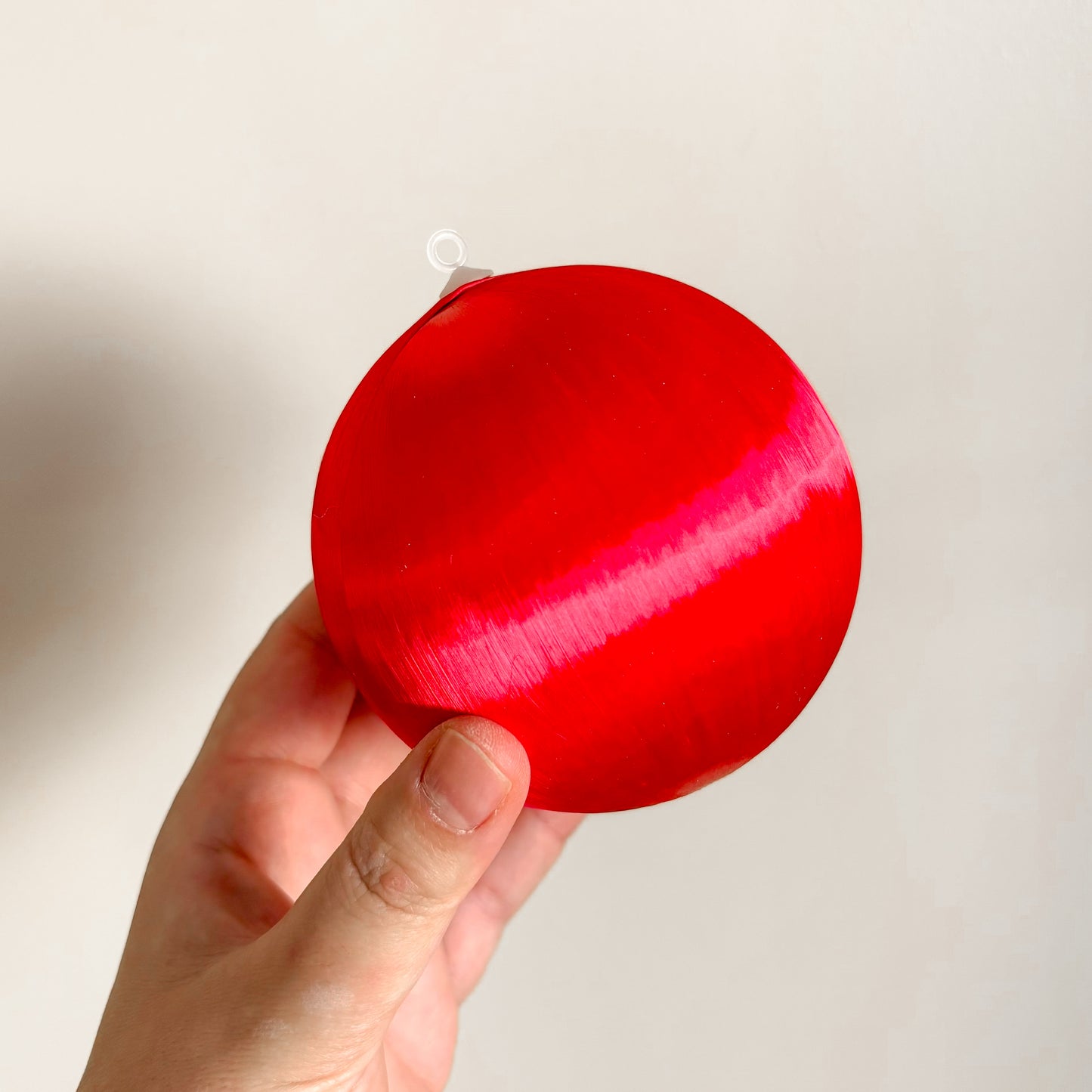 Ornament - Alderbrook Canada Large Red Satin Ornaments (set of 3)