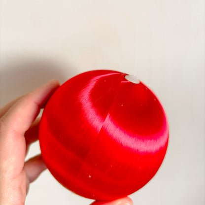 Ornament - Alderbrook Canada Large Red Satin Ornaments (set of 3)