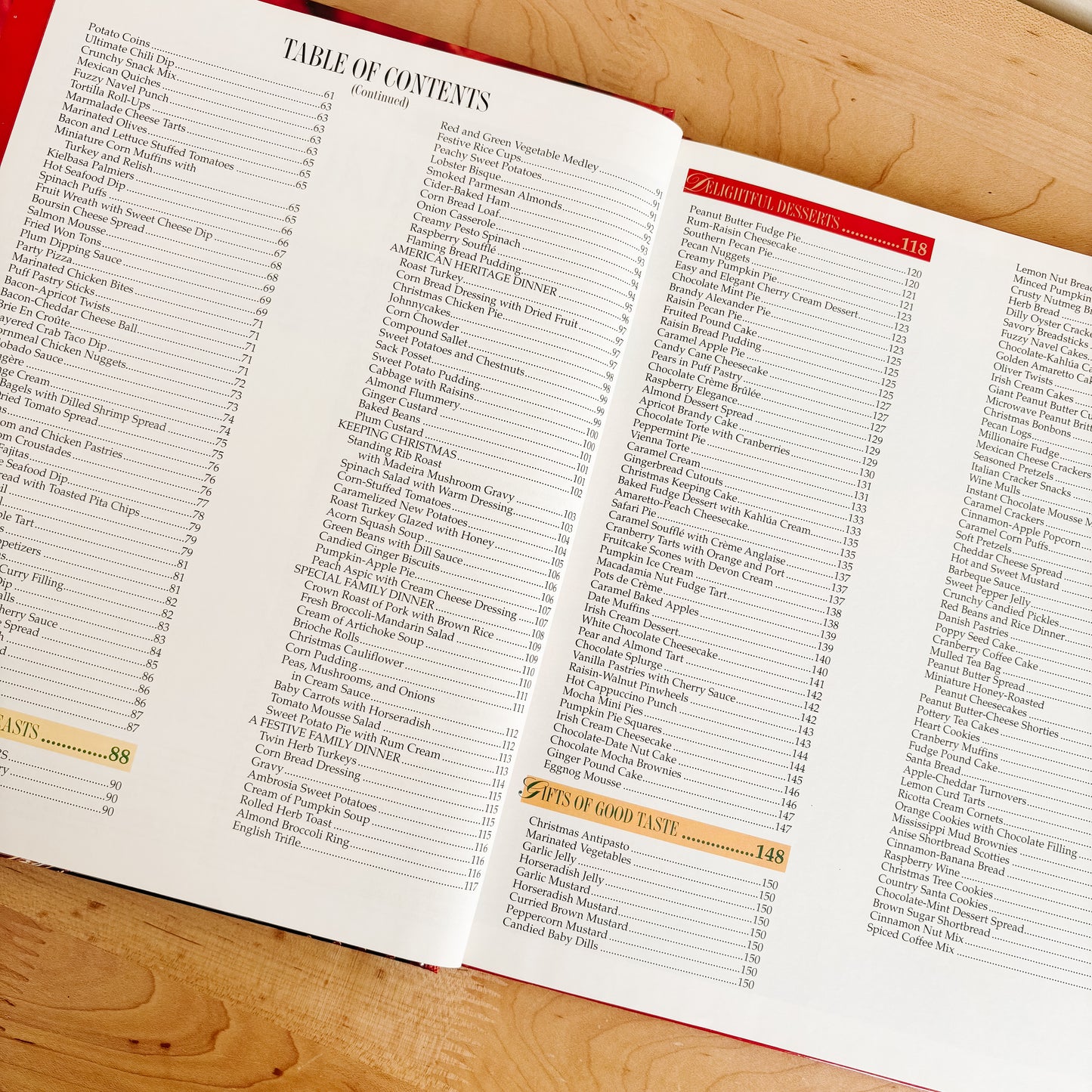 Holiday Book - The Spirit of Christmas Cookbook (Hardcover, 1996)