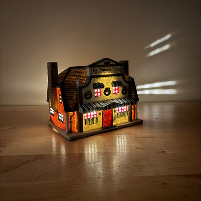 Christmas Decor - Lemax The Square Knot Family Restaurant