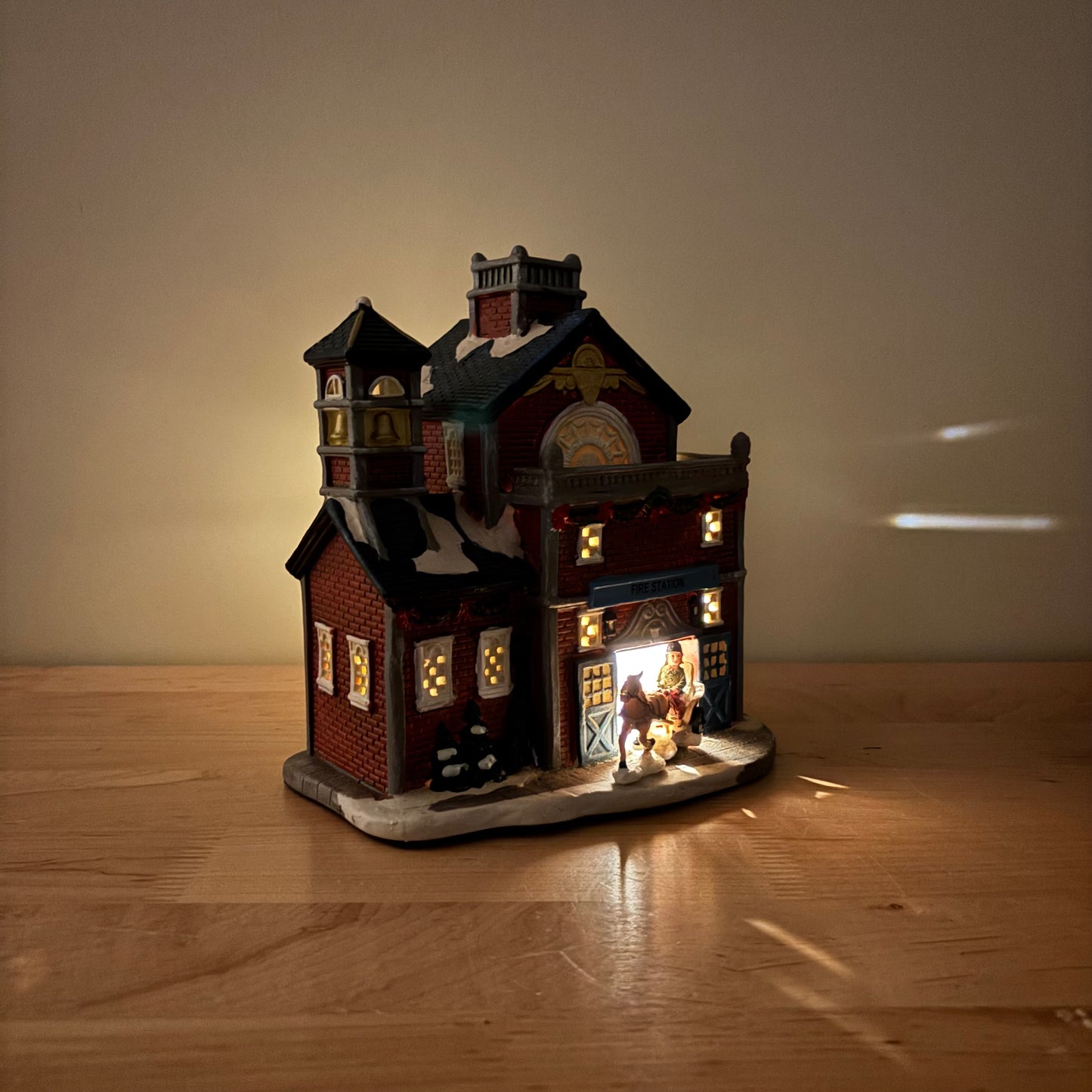 Christmas Decor - Ceramic Village Victorian Fire Station