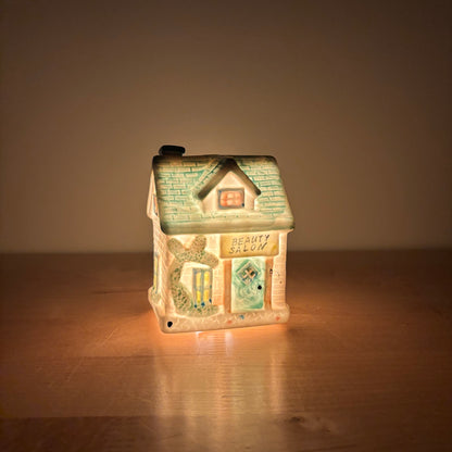 Porcelain Houses - Beauty Salon and Church (set of 2)