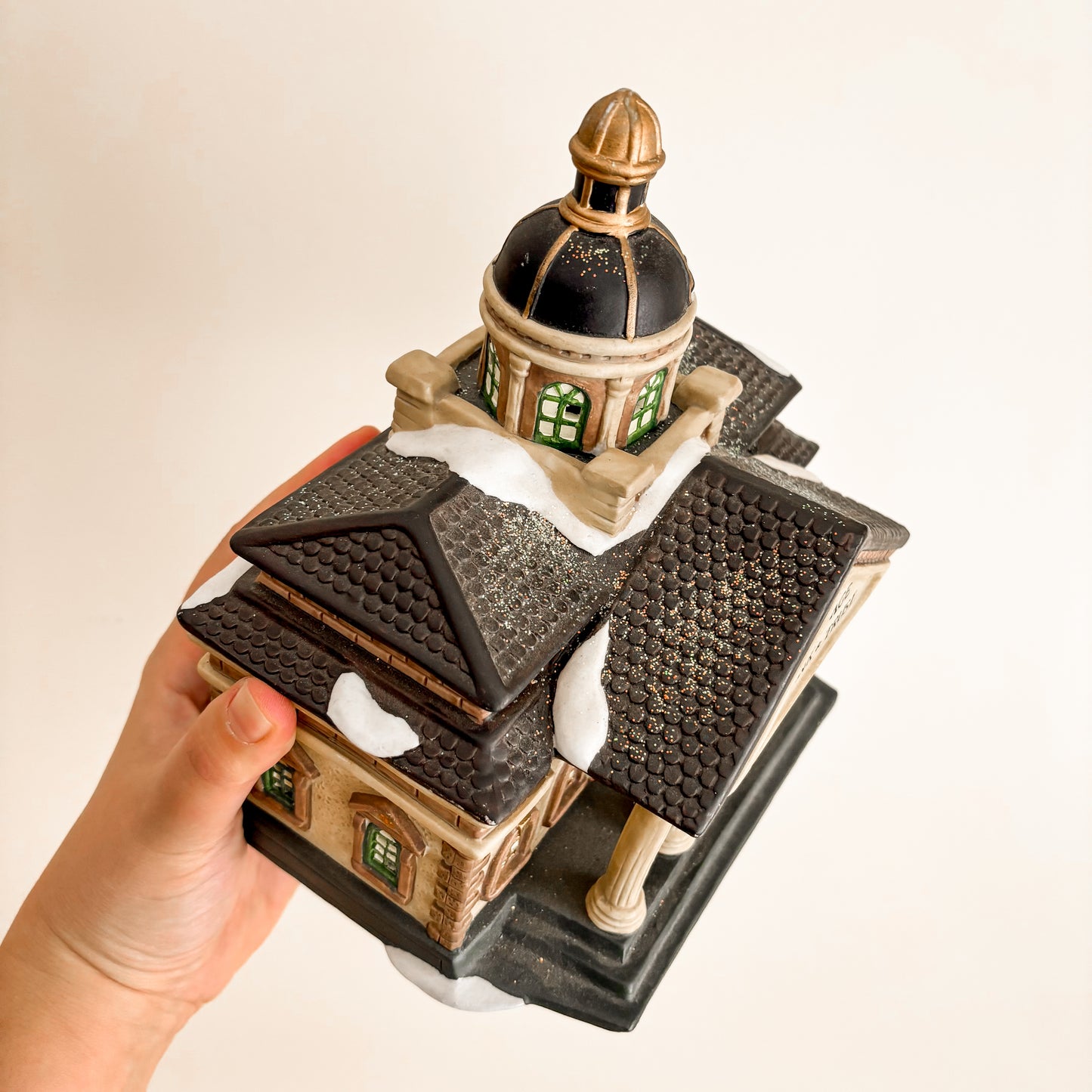 Christmas Decor - Dickens Collectables Village Bank & Trust