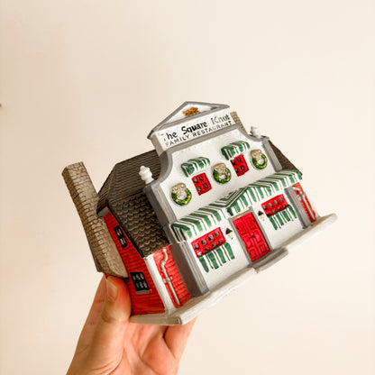 Christmas Decor - Lemax The Square Knot Family Restaurant