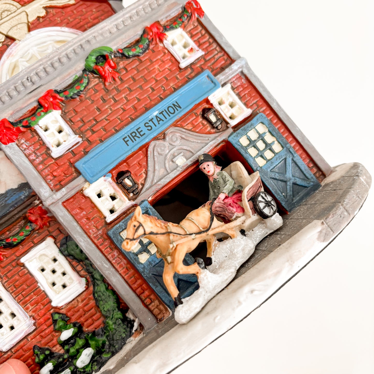 Christmas Decor - Ceramic Village Victorian Fire Station