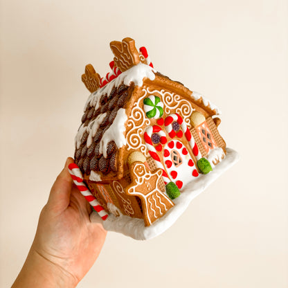 Christmas Decor - Partylite Gingerbread House (with box)