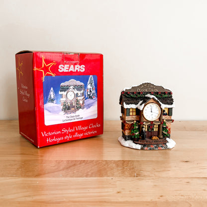 Christmas Decor - Sears Victorian Styled Village Clock