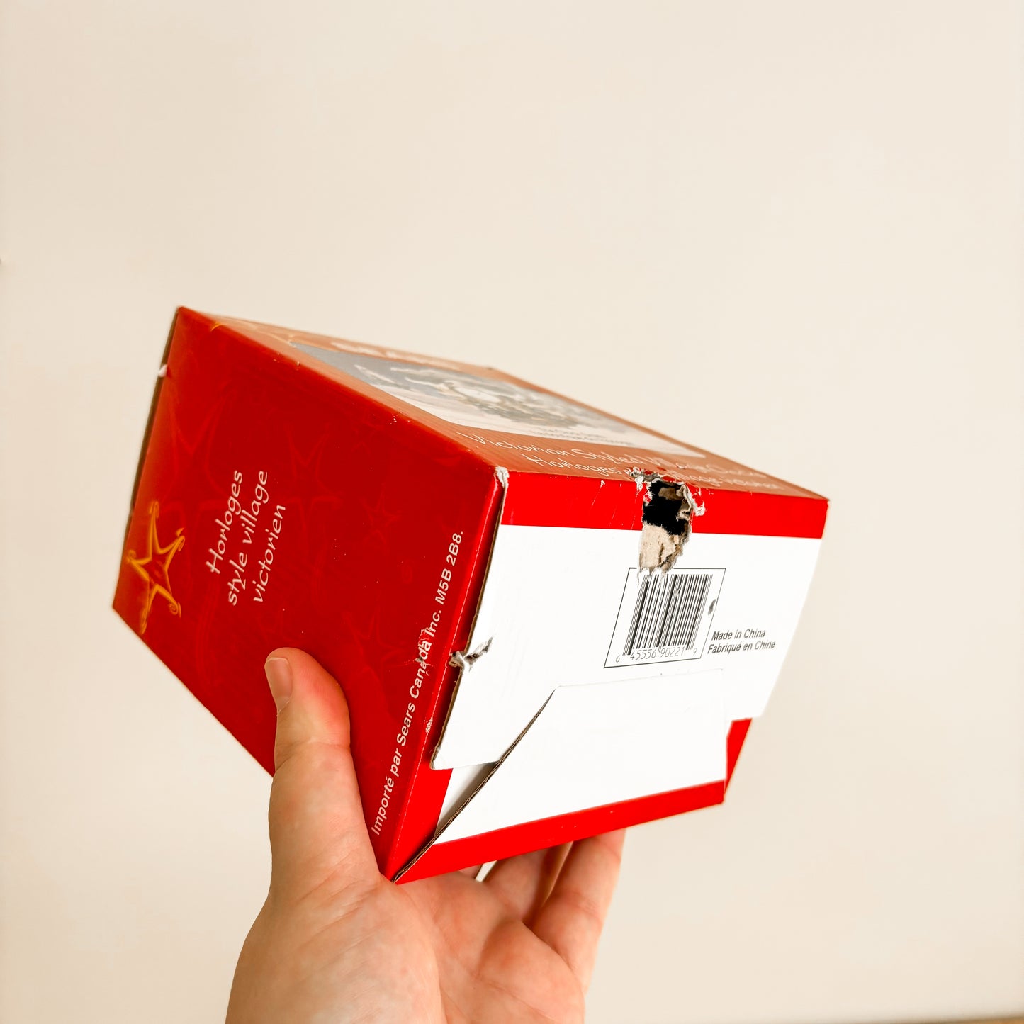 Christmas Decor - Sears Victorian Styled Village Clock