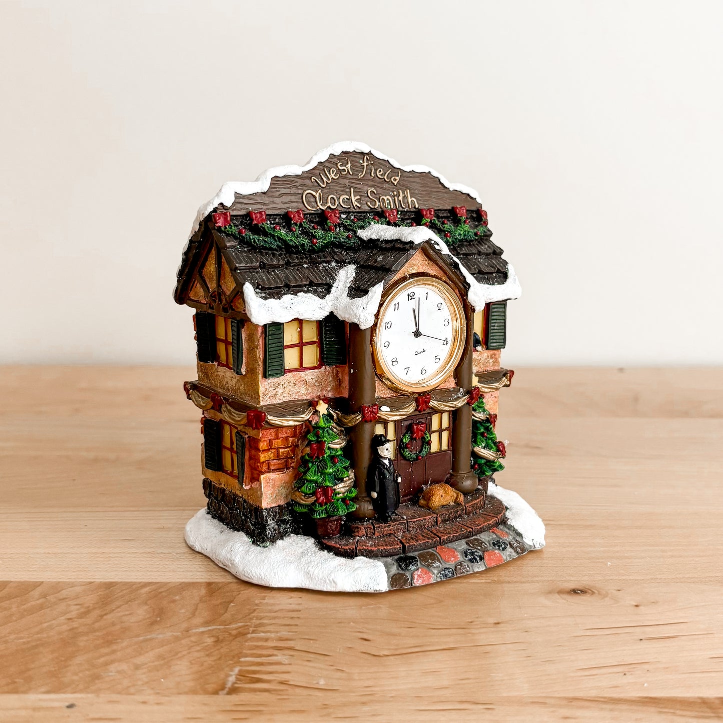 Christmas Decor - Sears Victorian Styled Village Clock