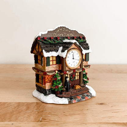 Christmas Decor - Sears Victorian Styled Village Clock