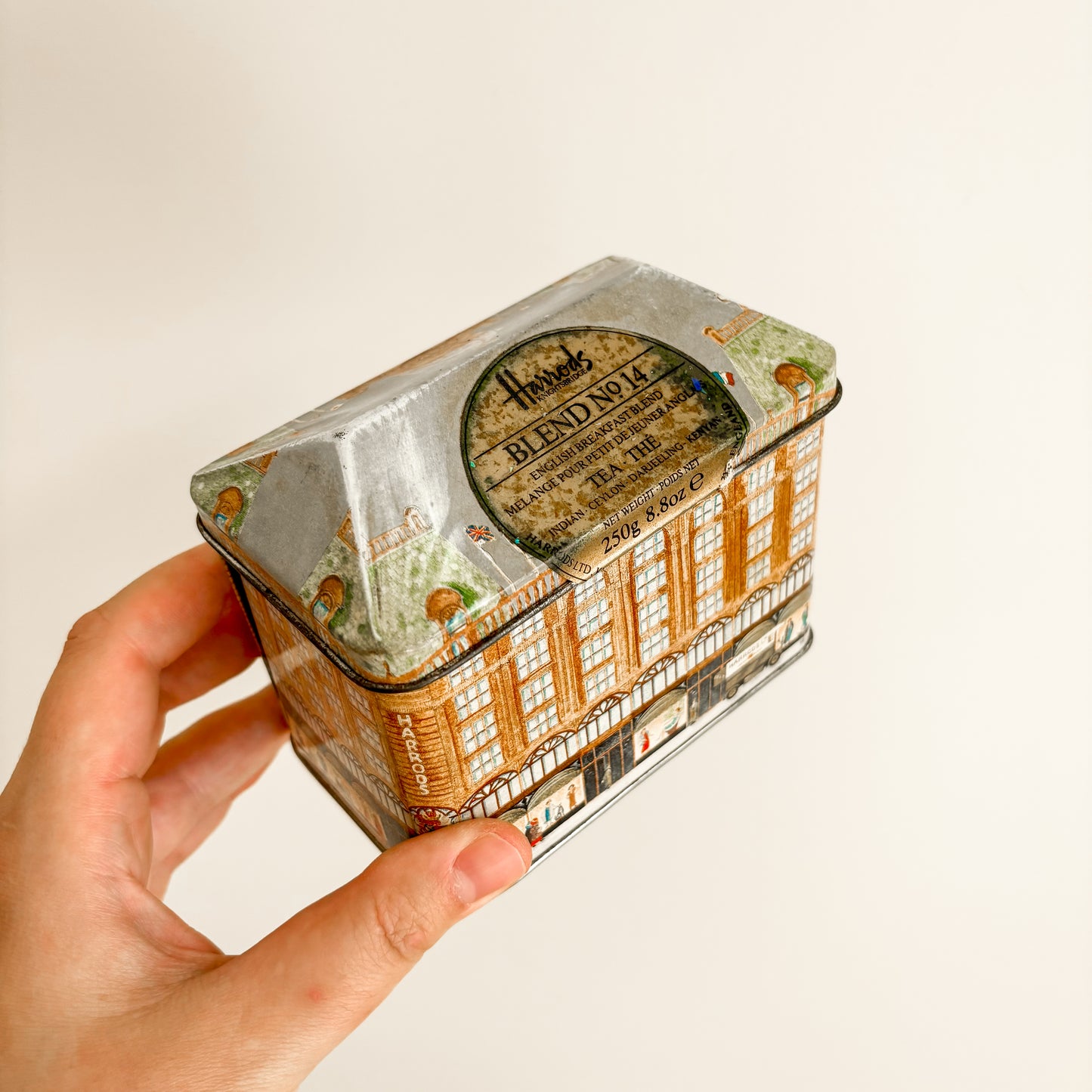 Christmas Village Houses Tea and Candy Tins (set of 6)