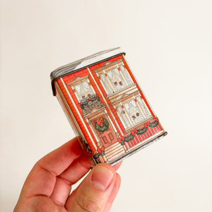 Christmas Village Houses Tea and Candy Tins (set of 6)