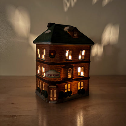 Christmas Decor - Ceramic Christmas Flower Shop