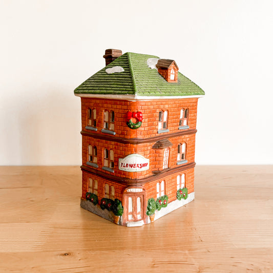 Christmas Decor - Ceramic Christmas Flower Shop