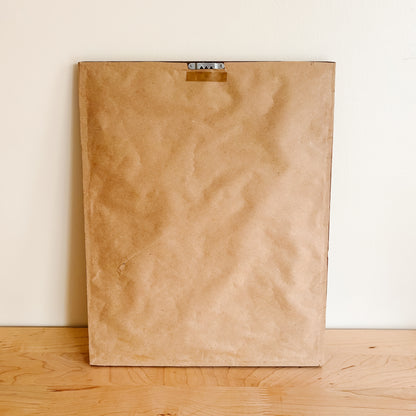 Vintage "Bless this House" Crewel Cross-Stitch Embroidery