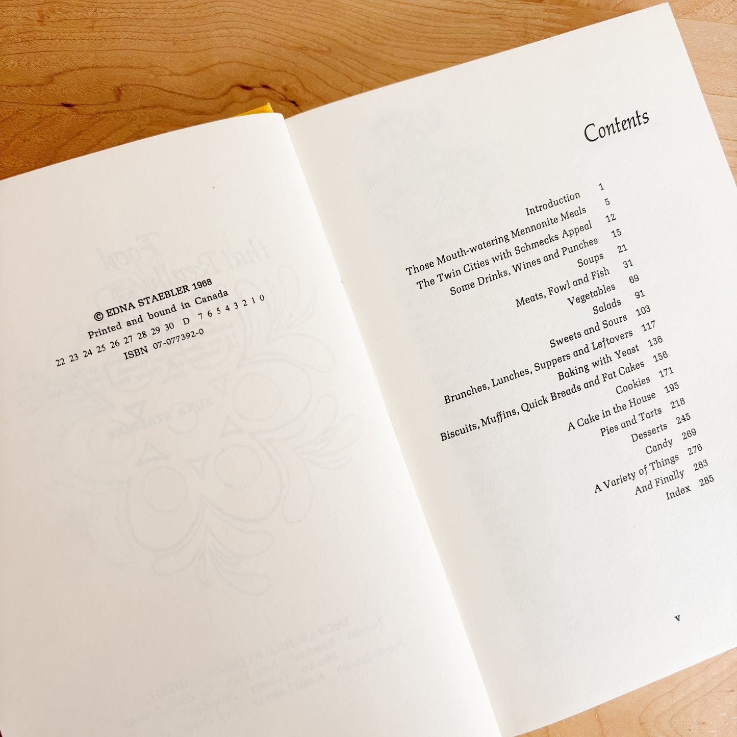 Food That Really Schmecks Mennonite Country Cooking by Edna Staebler (Hardcover, 1968)