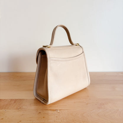 Vintage Coach Regina Top Handle Leather Handbag