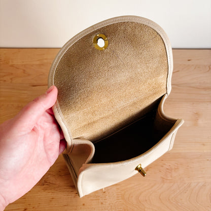 Vintage Coach Regina Top Handle Leather Handbag