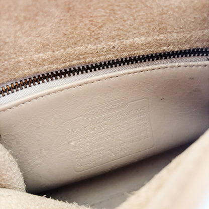 Vintage Coach Regina Top Handle Leather Handbag