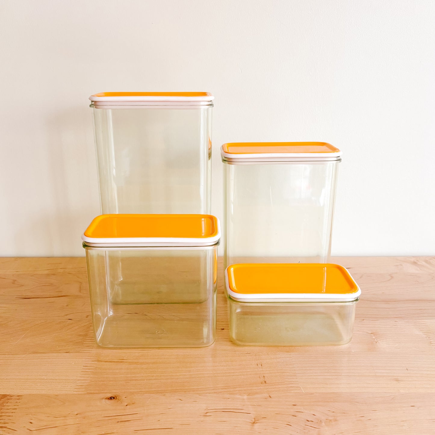 Vintage Rosti Mepal Melamine Storage Containers (set of 4)