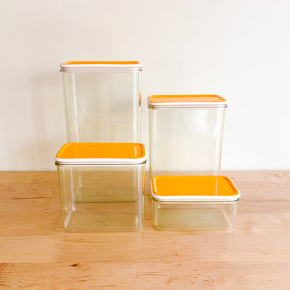 Vintage Rosti Mepal Melamine Storage Containers (set of 4)