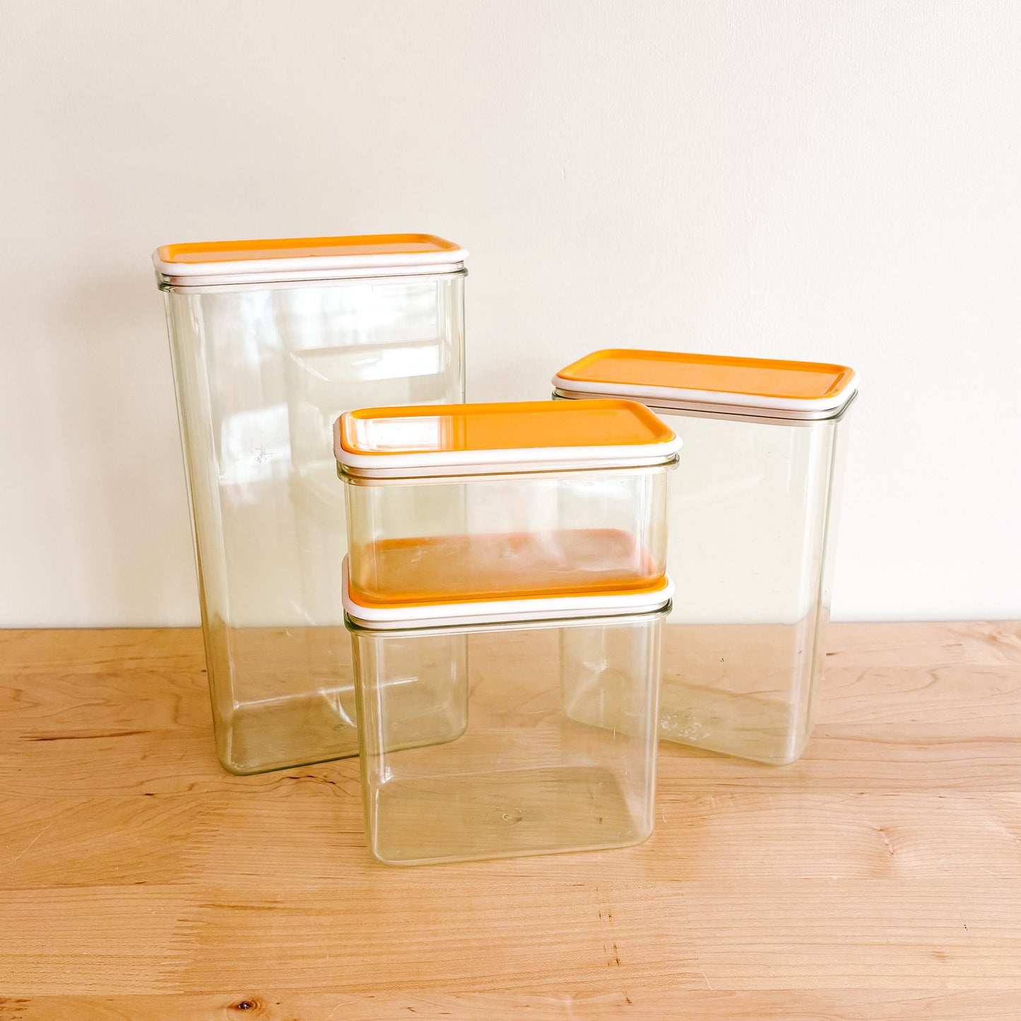 Vintage Rosti Mepal Melamine Storage Containers (set of 4)