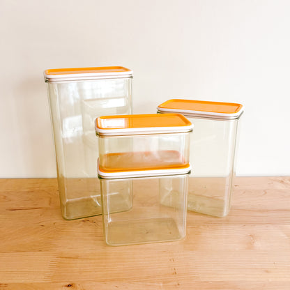 Vintage Rosti Mepal Melamine Storage Containers (set of 4)